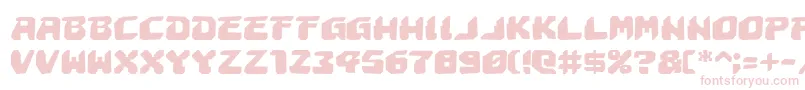 AstropolisRough Font – Pink Fonts on White Background