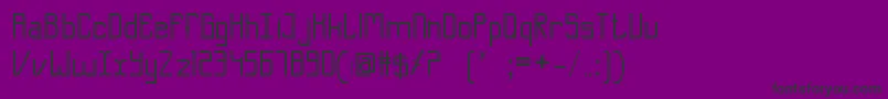ShehrozKhalid Font – Black Fonts on Purple Background