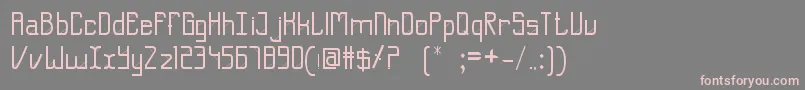 ShehrozKhalid Font – Pink Fonts on Gray Background