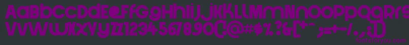 CrystalLake Font – Purple Fonts on Black Background