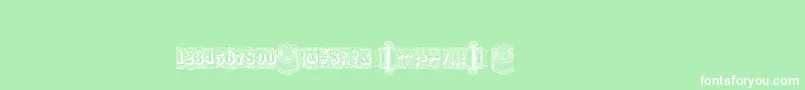 Silverlanddecoc Font – White Fonts on Green Background