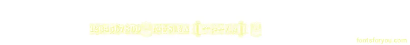 Шрифт Silverlanddecoc – жёлтые шрифты