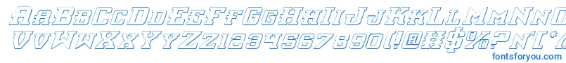 InterceptorShadowItalic Font – Blue Fonts