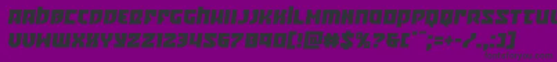 Crazyivansemital Font – Black Fonts on Purple Background