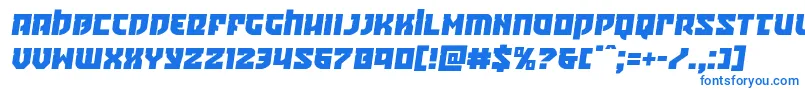 Crazyivansemital Font – Blue Fonts on White Background