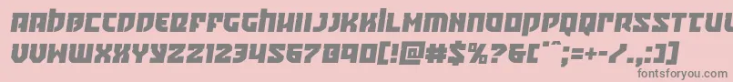 Crazyivansemital Font – Gray Fonts on Pink Background