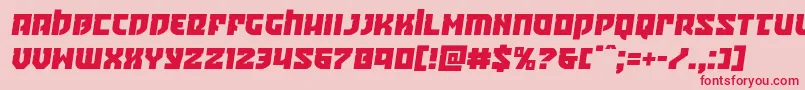Crazyivansemital Font – Red Fonts on Pink Background