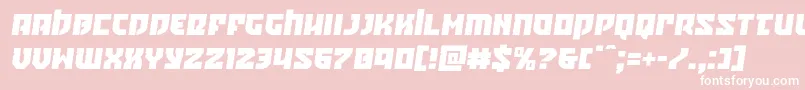Crazyivansemital Font – White Fonts on Pink Background
