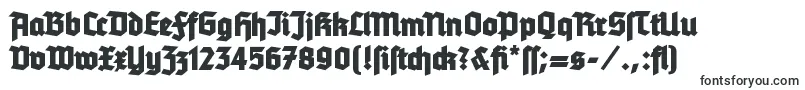 TannenbergBold-Schriftart – CapCut-Schriften
