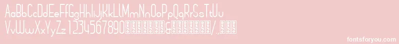 ArsinoeDemo Font – White Fonts on Pink Background