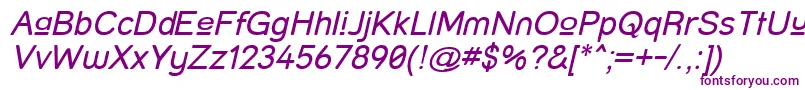 StreetUpperItalic-Schriftart – Violette Schriften
