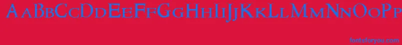 More about Newstylesmallcaps Font Newstylesmallcaps Font – Blue Fonts on Red Background