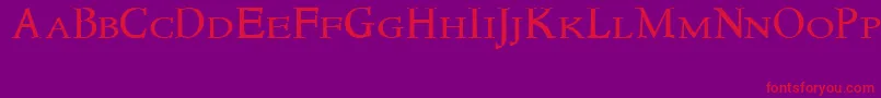 More about Newstylesmallcaps Font Newstylesmallcaps Font – Red Fonts on Purple Background