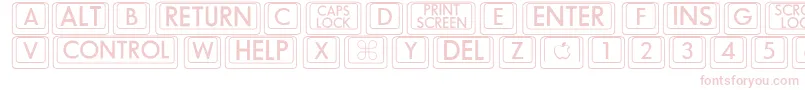 Bigkeycaps Font – Pink Fonts