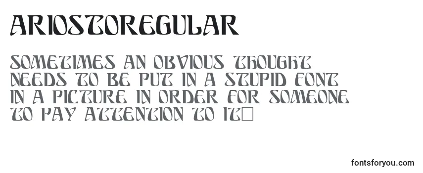 Шрифт AriostoRegular