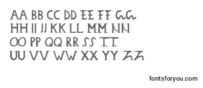 Überblick über die Schriftart Daciandonarium