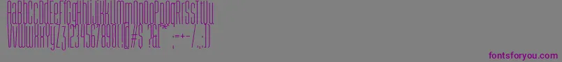 Abastina-Schriftart – Violette Schriften auf grauem Hintergrund