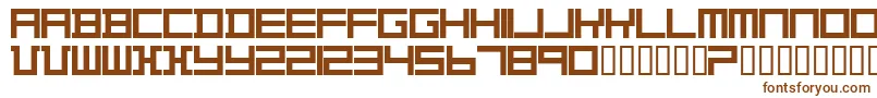 Шрифт TheoVanDoesburg – коричневые шрифты