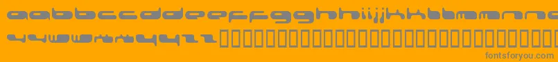 Saiba mais sobre a fonte 0802f Fonte 0802f – fontes cinzas em um fundo laranja