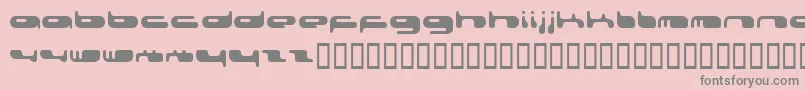 Fonte 0802f – fontes cinzas em um fundo rosa
