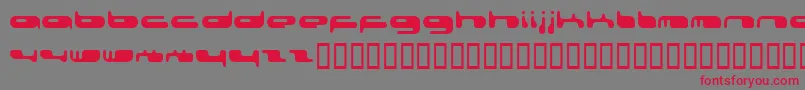 Шрифт 0802f – красные шрифты на сером фоне