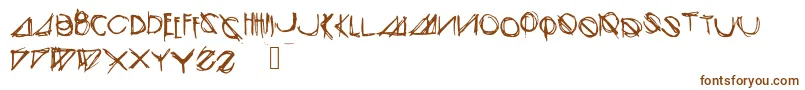 Шрифт Modernsketch – коричневые шрифты