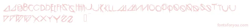 Шрифт Modernsketch – розовые шрифты
