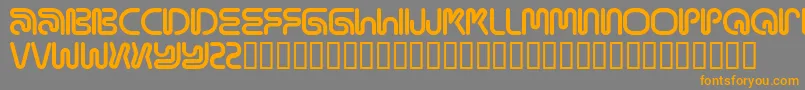Mamaround Font – Orange Fonts on Gray Background