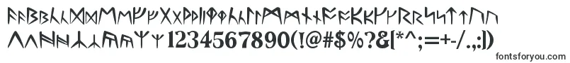 Шрифт Runes – эльфийские шрифты