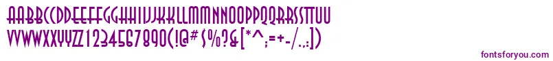 AnastasiaRegular Font – Purple Fonts on White Background