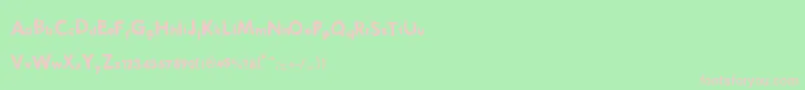 ThurstonErc002 Font – Pink Fonts on Green Background