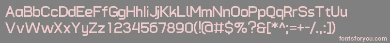 TypomodernoBold Font – Pink Fonts on Gray Background