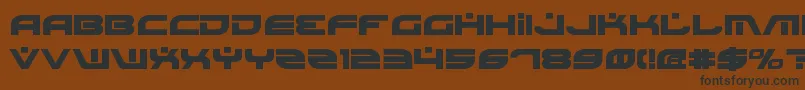 BattlefieldBold-fontti – mustat fontit ruskealla taustalla