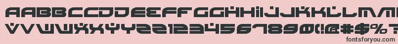 BattlefieldBold Font – Black Fonts on Pink Background