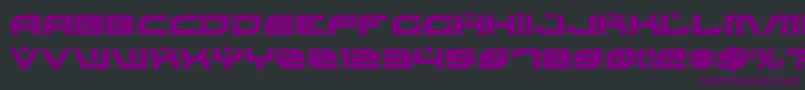 Шрифт BattlefieldBold – фиолетовые шрифты на чёрном фоне