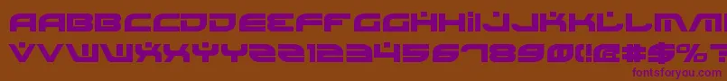 BattlefieldBold Font – Purple Fonts on Brown Background
