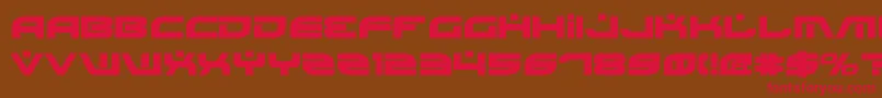 Шрифт BattlefieldBold – красные шрифты на коричневом фоне