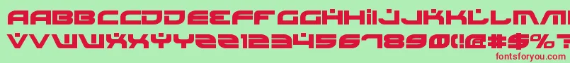 BattlefieldBold Font – Red Fonts on Green Background