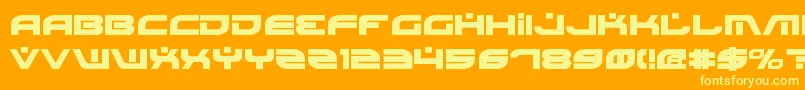 fuente BattlefieldBold – Fuentes Amarillas Sobre Fondo Naranja