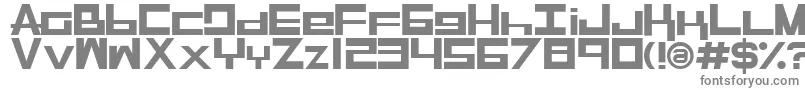 Rasegpl Font – Gray Fonts on White Background