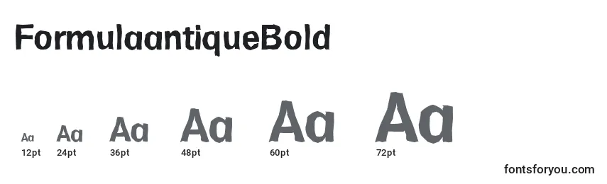 FormulaantiqueBold Font Sizes