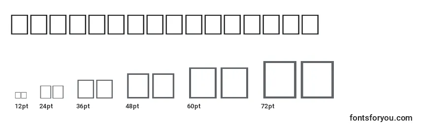 HellenicaRegular Font Sizes