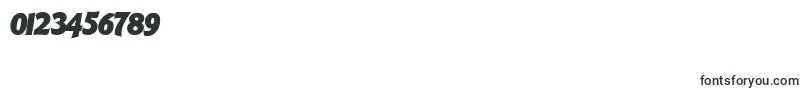 GoudyBlackitalic Font – Fonts for Numbers and Digits