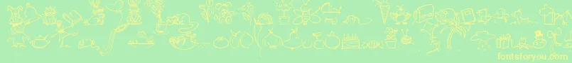 Más sobre la fuente WiesbadenSwingDingbats fuente WiesbadenSwingDingbats – Fuentes Amarillas Sobre Fondo Verde