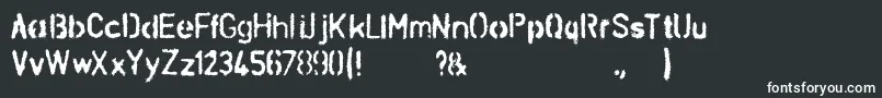 SchablonaDirt Font – White Fonts