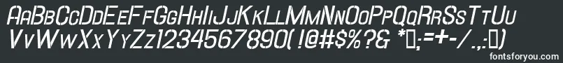 Hallandalestencilbd.It.Sc Font – White Fonts on Black Background