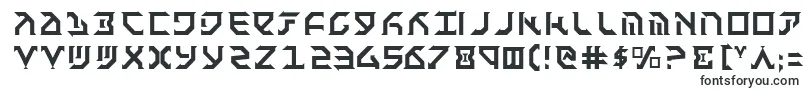 Шрифт Fantazian – квадратные шрифты