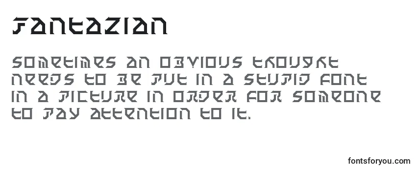 Шрифт Fantazian