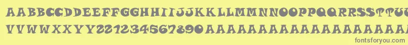 Подробнее о шрифте Roucornsregular Шрифт Roucornsregular – серые шрифты на жёлтом фоне