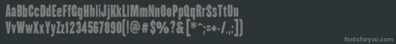HhAgallasCollegePs Font – Gray Fonts on Black Background